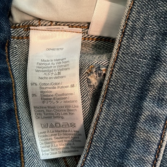 Madewell Mid Rise Stovepipe NWT Size 28T - Picture 14 of 16